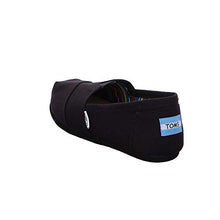 Load image into Gallery viewer, TOMS Women's Classic Alpargata Slip-On Shoe Black On Black Canvas 7 M