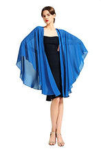 Load image into Gallery viewer, Chiffon Shawl Bridal Wedding Wrap Long Evening Scarves Scarf Violet