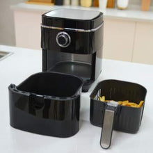 Load image into Gallery viewer, LC POWER Air Fryer,Large Electric Hot Air Fryers Oven Oilless Cooker(Recipe book),Bake Roast Reheat Deep Fryer,LED Digital Touch Screen,8 Cooking Presets,Nonstick Square Frying Pot with Preheat & Shake Reminder,Auto Shut-off and Memory Function,1500W,4.0