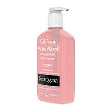 Load image into Gallery viewer, Neutrogena Oil-Free Salicylic Acid Pink Grapefruit Pore Cleansing Acne Wash and Facial Cleanser with Vitamin C, 9.1 fl. oz