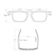 Load image into Gallery viewer, VMOPA Bluetooth Audio Glasses with Noise Cancelling Mic, Bluetooth 5.0 Smart Glasses Wireless Headphones Glasses, IPX7 Waterproof Sunglasses, USB Magnetic Charging Cable