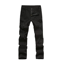 Load image into Gallery viewer, Talanes Ripped Jeans for Men Slim Fit Skinny Jean Pants Stretch Distressed Tapered Leg Black 28