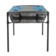 Load image into Gallery viewer, ARROWHEAD OUTDOOR 51” Heavy-Duty Portable Folding Table, 8 Cup Holders, Integrated Cooler, 2 Side Storage Pouches, No Sag Surface, Carrying Case, Steel Frame, High-Grade 600D Canvas, USA-Based Support