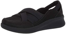 Load image into Gallery viewer, Clarks Women's Sillian 2.0 Star Loafer, Black Synthetic, 090 M US