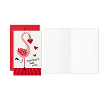 Load image into Gallery viewer, Hallmark Kids Mini Valentines Day Cards Assortment, 18 Cards with Envelopes (Flamingo, Zebra, Lion)