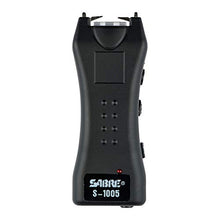 Load image into Gallery viewer, SABRE Compact 1.6 µC Stun Gun Flashlight — Emits 1.6 Powerful Pain Inducing Microcoulombs, 120 Lumen LED Flashlight with Belt Holster for Quick Access —Rechargeable and Strength Independently Tested