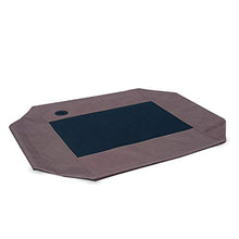 Load image into Gallery viewer, K&H Pet Products Original Pet Cot Replacement Cover (Cot Sold Separately) - Chocolate/Black Mesh, Large 30 X 42 Inches