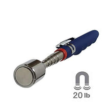 Load image into Gallery viewer, 20 lb magnetic pickup.Claw Magnetic Pick-up Tool 4 Claws with Bright LED light Flexible Spring Magnet Grab Grabber Fingers Prongs for garbage pick up,arm extension
