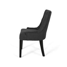 Load image into Gallery viewer, Christopher Knight Home Cheney Dining Chair, Gray + Dark Brown