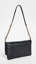 Load image into Gallery viewer, Tory Burch Women's Kira Chevron Clutch, Black, One Size