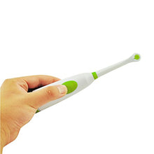 Load image into Gallery viewer, Toothbrush for Kids,Fencia Teeth Brush Tooth Cleaner Oral Hygiene Care Kits with 3 Replacement Crossaction Brush Head Kit Battery Powered (Green)