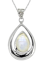 Load image into Gallery viewer, YoTreasure 1.45" Moonstone Solid 925 Sterling Silver Chain Pendant Jewelry