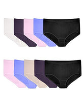 Load image into Gallery viewer, Fruit of the Loom Women's Underwear Breathable Panties (Regular & Plus, Plus Size Brief-Micro Mesh-10 Pack, 11