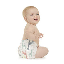 Load image into Gallery viewer, HONEST Company, Club Box Clean Conscious Diapers, Teal Tribal + Multi-Color Giraffes, Size Newborn, 76 Count (Packaging + Print May Vary), 0