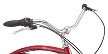Load image into Gallery viewer, Schwinn Sanctuary 7 Comfort Cruiser Bike, Featuring Retro-Styled 18-Inch/Medium Steel Step-Over Frame and 7-Speed Drivetrain with Front and Rear Fenders, Rear Rack, and 26-Inch Wheels, Red