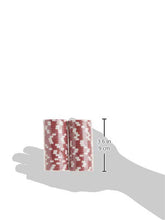 Load image into Gallery viewer, Brybelly 50 Red Clay Composite Striped Dice 11.5 Gram Poker Chips