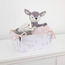 Load image into Gallery viewer, NoJo Watercolor Deer 4 Piece Nursery Crib Bedding Set, Pink/Grey/White/Blue