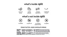Load image into Gallery viewer, Split Nutrition Nut Butter and Dark Chocolate Spread - Gluten-free, Pantry Snack, Non-GMO, Made with Zero Artificial Preservatives or Sweeteners (Peanut Butter + Dark Chocolate (10 Pack))