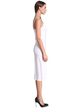 Load image into Gallery viewer, MSBASIC Women's Adjustable Spaghetti Straps Long Cami Slip Dress (X-Large, White)