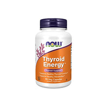 Load image into Gallery viewer, NOW Supplements, Thyroid Energy, Iodine and Tyrosine plus Selenium, Zinc and Copper, 90 Veg Capsules