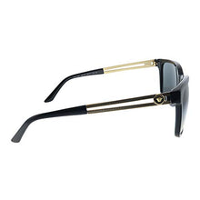 Load image into Gallery viewer, Versace VE 4307 GB1/87 Black Plastic Square Sunglasses Grey Lens