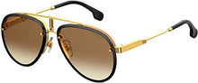 Load image into Gallery viewer, Carrera Glory 02M2/86 58M Black Gold/Black Brown Green Aviator Sunglasses For Men For Women+FREE Complimentary Eyewear Care Kit