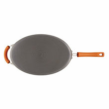 Load image into Gallery viewer, Rachael Ray Hard Anodized Nonstick 5-Quart Oval Saute Pan with Glass Lid, Orange