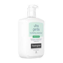 Load image into Gallery viewer, Neutrogena Ultra Gentle Hydrating Daily Facial Cleanser for Sensitive Skin, Acne, Eczema & Rosacea, Oil-Free, Soap-Free, Hypoallergenic & Non-Comedogenic Creamy Face Wash, 12 fl. oz