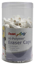 Load image into Gallery viewer, Pentel Arts Hi-Polymer White Cap Eraser, Canister Display - 240 Pieces (ZEH02-240)