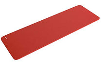 Load image into Gallery viewer, AmazonBasics Extra Thick Exercise Yoga Gym Floor Mat with Carrying Strap - 74 x 24 x .5 Inches, Red