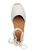 Load image into Gallery viewer, Comfortview Women's Wide Width The Shayla Flat Espadrille Shoes - 10 W, Chambray Blue