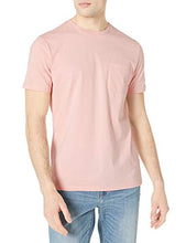 Load image into Gallery viewer, Amazon Essentials Men's 2-Pack Slim-Fit Short-Sleeve Crewneck Pocket T-Shirt, -Light Pink/White, Large