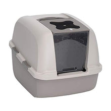 Load image into Gallery viewer, Catit Jumbo Hooded Cat Litter Pan - Warm Gray