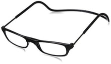 Load image into Gallery viewer, CliC Original Reader Rectangular Reading Glasses, Black, 1 Count (Pack of 1) + 1.75