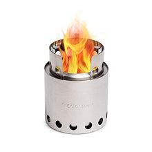 Load image into Gallery viewer, Solo Stove Lite Portable Camping Hiking Survival Backpacking Stove Powerful Efficient Wood Burning and Low Smoke Gasification Rocket Stove for Quick Boil Compact 4.2 Inches and Lightweight 9 Ounces