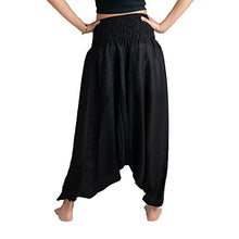 Load image into Gallery viewer, B BANGKOK PANTS Women's Harem Pants Jumpsuit Hippie Clothes (Bohorose Pink, One Size)