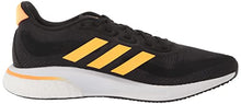 Load image into Gallery viewer, adidas Men's Supernova + Running Shoe, Core Black/Flash Orange/Flash Orange, 9