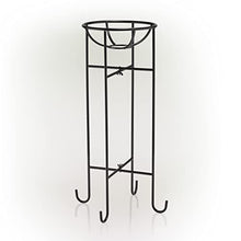 Load image into Gallery viewer, Alpine Corporation 24" Tall Indoor/Outdoor Metal Gazing Globe Display Stand