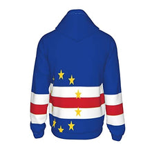 Load image into Gallery viewer, Flag of Cape Verde Print Hoodies Kids 3D Print Sweatshirts Long Sleeve Pullover Hoodies with Pocket for Teen Boys and Girls