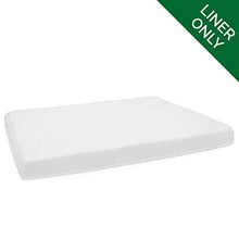Load image into Gallery viewer, Furhaven Foam Pet Bed Liner - Water-Resistant Foam Mattress Liner Cover Protector for Sofa, Chaise, and Classic Cushion Dog Beds, Washable, White, Jumbo (X-Large)