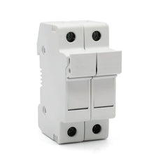 Load image into Gallery viewer, Solar Odyssey 2 Pack - Din Rail Mounted Fuse Holder with Fuse 30A 10x38mm, Fits 35mm Wide Din Rail ,Gray