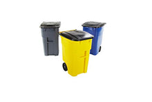 Load image into Gallery viewer, Rubbermaid Commercial Products Brute Rollout Trash/Garbage Can/Bin with Wheels, 50 GAL, for Restaurants/Hospitals/Offices/Back of House/Warehouses/Home, Gray (FG9W2700GRAY)