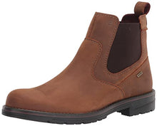 Load image into Gallery viewer, Clarks Men's Morris Up Waterproof Chelsea Boot, Dark Tan Leather, 10.5 Wide