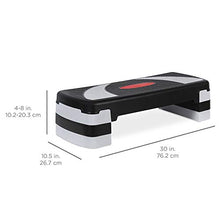 Load image into Gallery viewer, Best Choice Products 30in Height-Adjustable Aerobic Step Platform Exercise Stepper, 1 Piece w/ 3 Height Levels, Non-Slip Surface