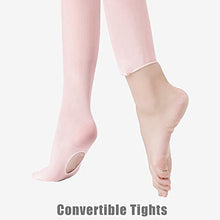 Load image into Gallery viewer, STELLE Ultra Soft Pro Dance Tight/Ballet Transition Tight (Toddler/Little Girl/Big Girl/Women), Ballet Pink, S
