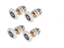 Load image into Gallery viewer, Sliding Door Pulleys Glass Bearing Rollers Shower Door Rollers Replacement Bathroom Pan Glass for Sliding Door Sliding Door Rollers Replacement Shower Door Hardware Installation Kit (diameter 19 mm)