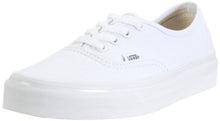 Load image into Gallery viewer, Vans Womens Authentic Canvas Lace Up Sneakers Casual Plimsolls Shoe - True White - 9
