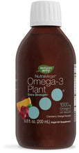 Load image into Gallery viewer, Nature's Way NutraVege Extra-Strength Omega-3 Plant Based Supplement, Cranberry-Orange, 6.8 oz