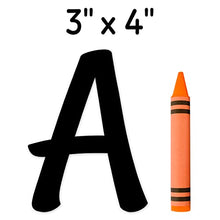 Load image into Gallery viewer, Creative Teaching Press Stylish Black Designer Punch-Out Letters, 4" (Accent Party Signs, Doors, Rooms, and Offices) (8573)