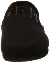 Load image into Gallery viewer, TOMS Women's Classic Alpargata Slip-On Shoe Black On Black Canvas 7 M